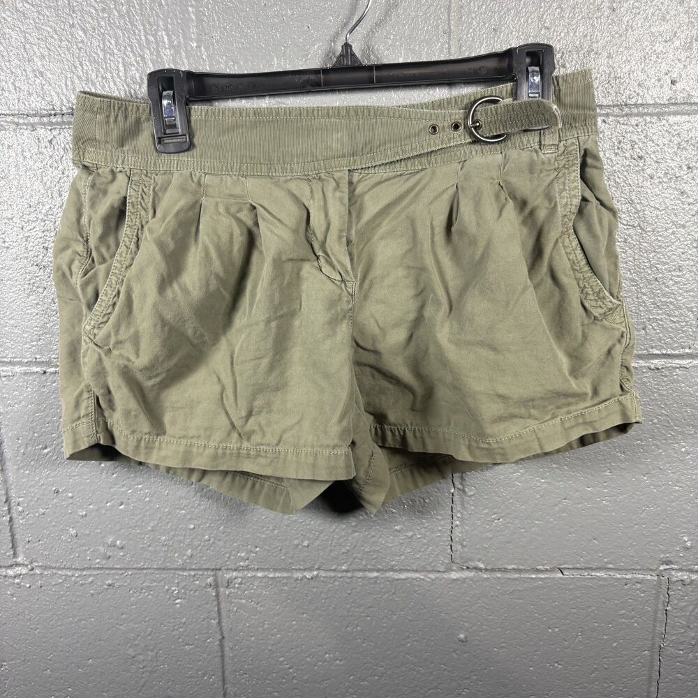 J Crew Chino Shorts Womens 6 Olive Green Casual Preppy Summer